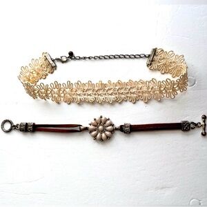 VINTAGE | Boho Necklace & Bracelet BUNDLE ~ 90’s era !